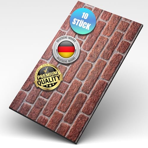 AS Country Stone® Wandverkleidung Steinoptik | 100x50x2 cm | 3D Effekt Wandpaneele Steinoptik für Küche und Wohnzimmer | Innen- und Außenbereich - Steinoptik Styropor - 3D Wandpaneele | 10 Stück | von AS Country Stone