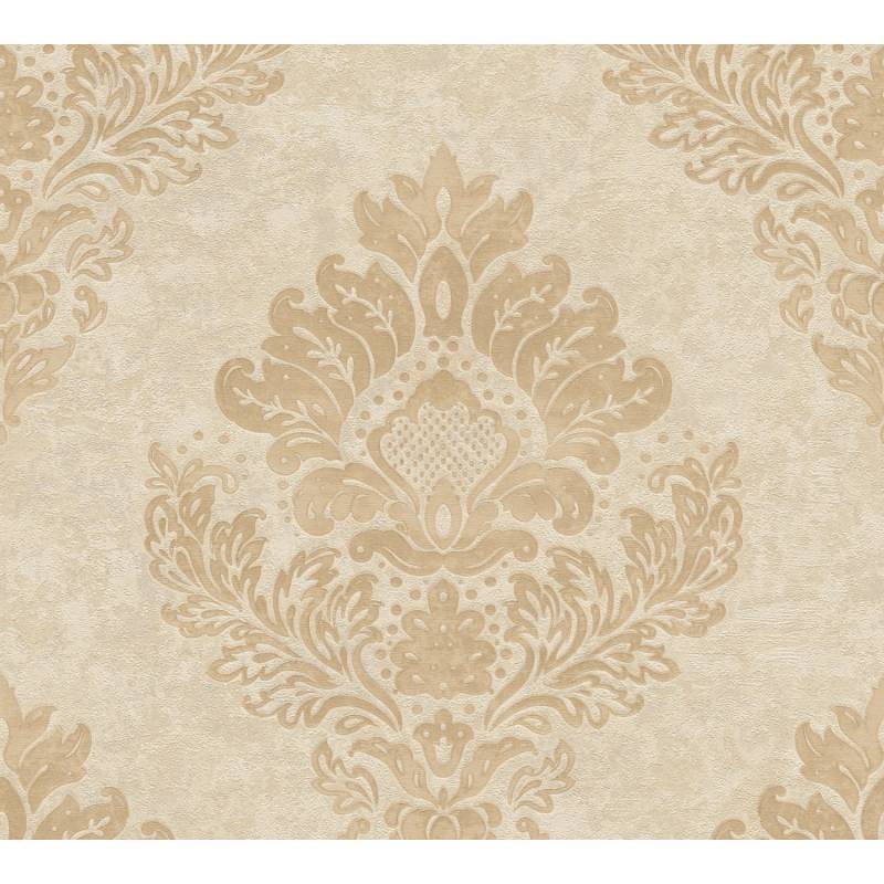 A. S. Creation Vliestapete Metropolitan Stories II Alena Ornament Gold FSC® von AS-Creation