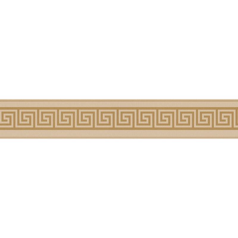 A.S. Création Borte selbstklebend Mäander 5 m x 10 cm Gold von AS-Creation