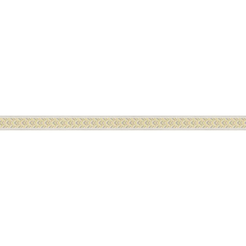 A.S. Création Borte selbstklebend Muster 5 m x 4 cm Gold-Silber von AS-Creation