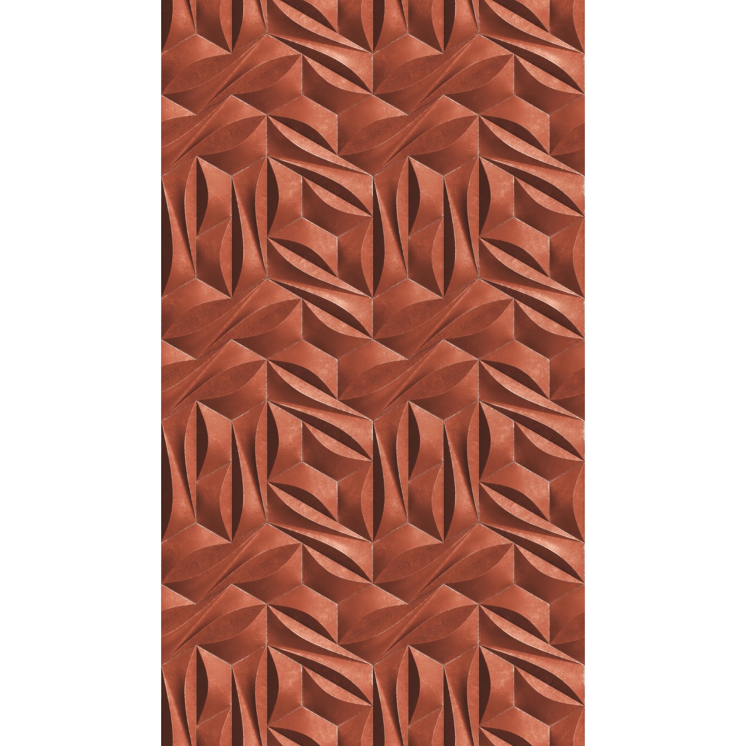 A.S. Creation Fototapete 3D-Grafik 1,59 m x 2,8 m Rot-Weiß FSC® von AS-Creation
