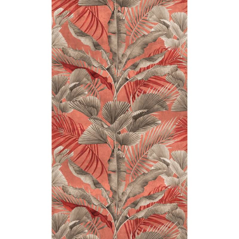 A.S. Creation Fototapete Dschungel 1,59 m x 2,8 m Rot-Grau-Braun FSC® von AS-Creation