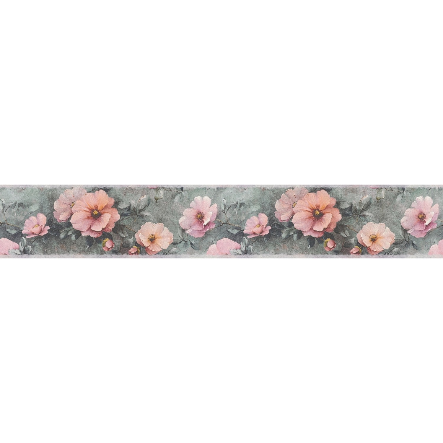 A.S. Création Selbstklebende Bordüre mit Blumen in Grau Rosa 5 m x 0,10 m A.S. Création Selbstklebende Bordüre mit Blumen in Grau Rosa 5 m x 0,10 m von AS-Creation