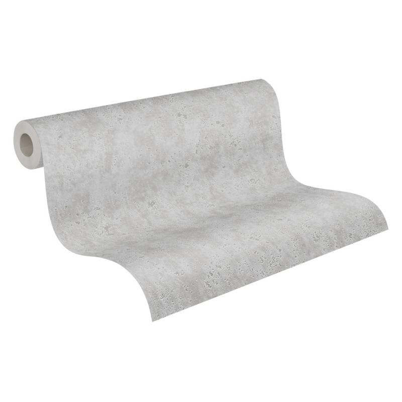 A.S. Création Tapete Beton-Optik Grau 53 cm x 10,05 m AS-366004 von AS-Creation