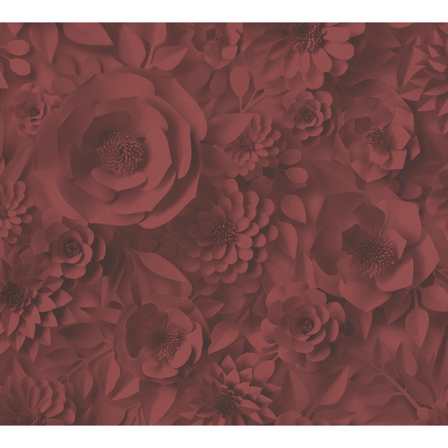 A.S. Création Vliestapete 3D Blumen Rot von AS-Creation