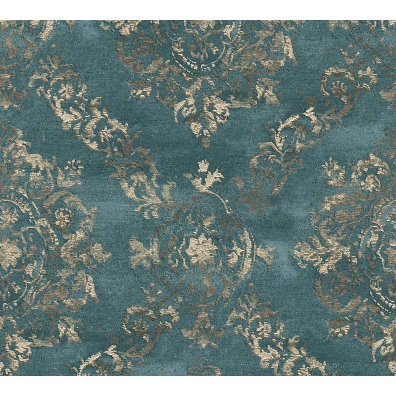 A.S. Création Vliestapete Barock Ornament Grün Blau Vintage FSC® von AS-Creation