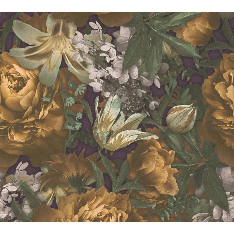 A.S. Création Vliestapete Blumen Bunt Gelb A.S. Création Vliestapete Blumen Bunt Gelb von AS-Creation