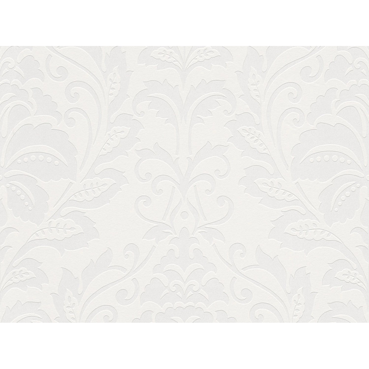 A.S. Création Vliestapete Designbook Ornament Weiß Neobarock FSC® von AS-Creation