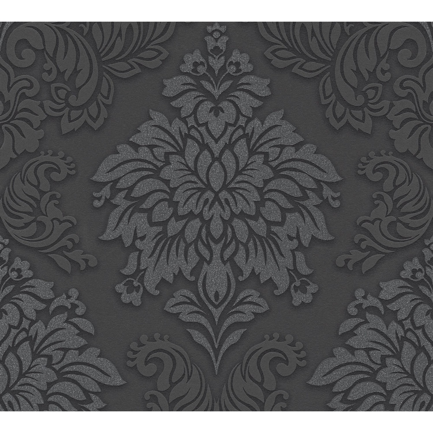 A.S. Creation Vliestapete Metropolitan Stories Lizzy London Damask Schwarz FSC® von AS-Creation