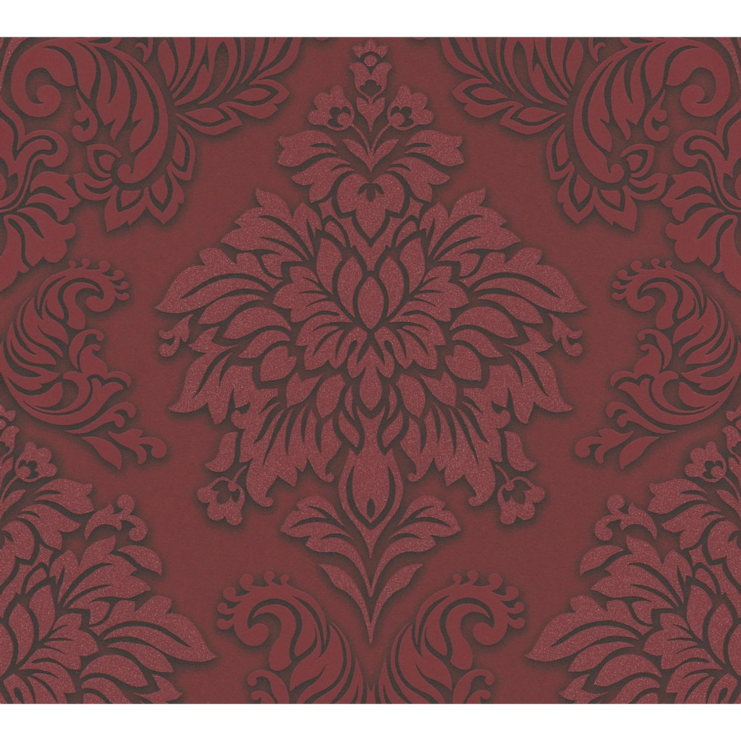 A.S. Creation Vliestapete Metropolitan Stories Lizzy London Damask Weinrot FSC® von AS-Creation