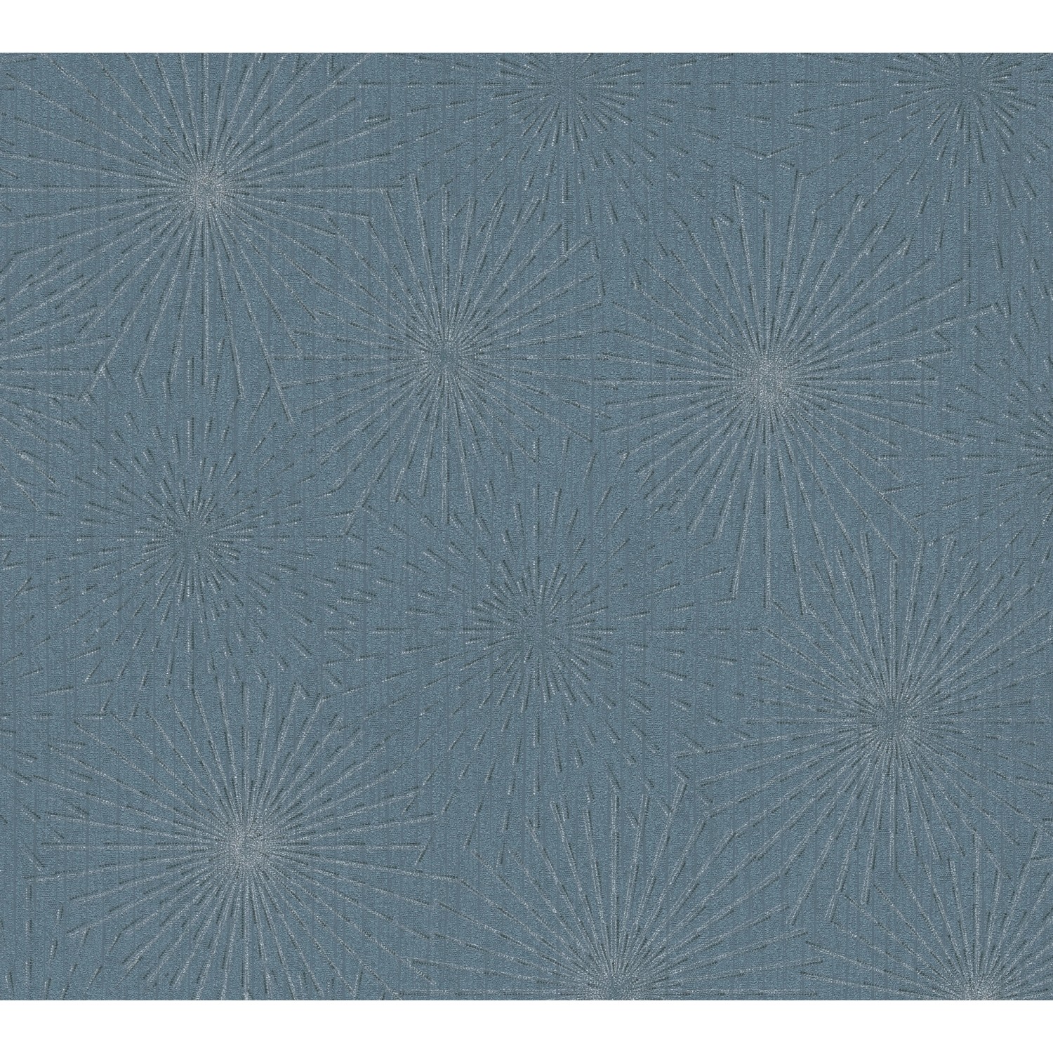 A.S. Création Vliestapete Modern Starburst Blau Silber von AS-Creation