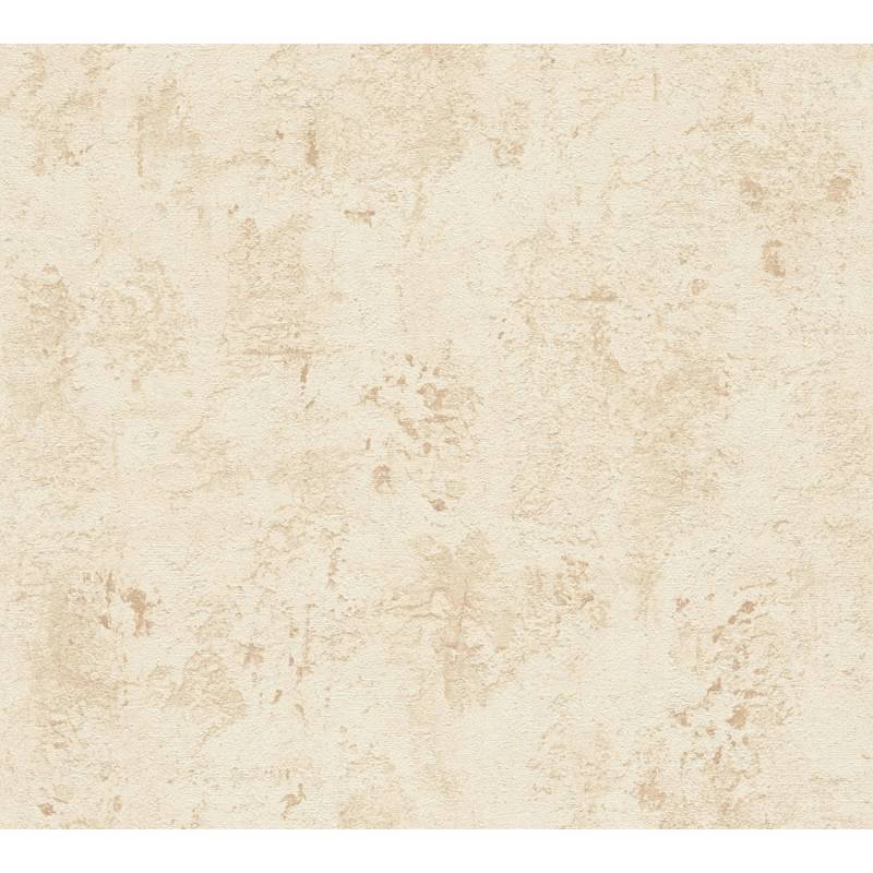 A.S. Création Vliestapete Uni Betonoptik Beige Creme von AS-Creation