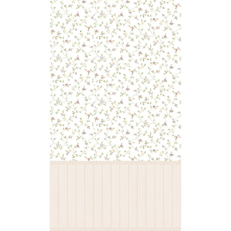 A.S. Création Vliestapete Wallpanel Blümchen Creme von AS-Creation