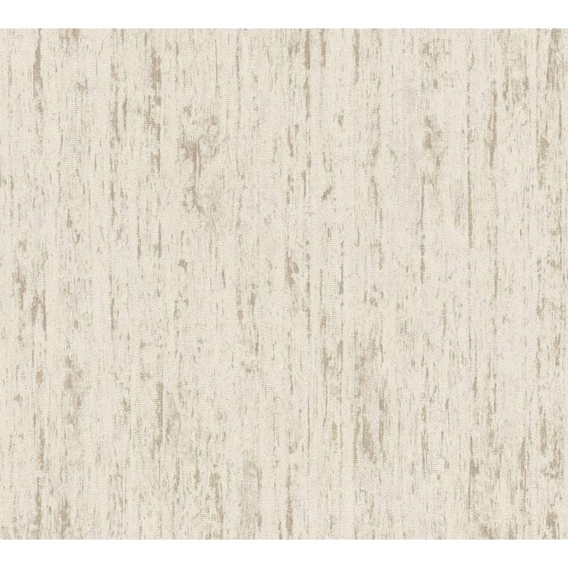 A.S. Création Vliestapete in Holz Optik Beige Grau 10,05 m x 0,53 m von AS-Creation