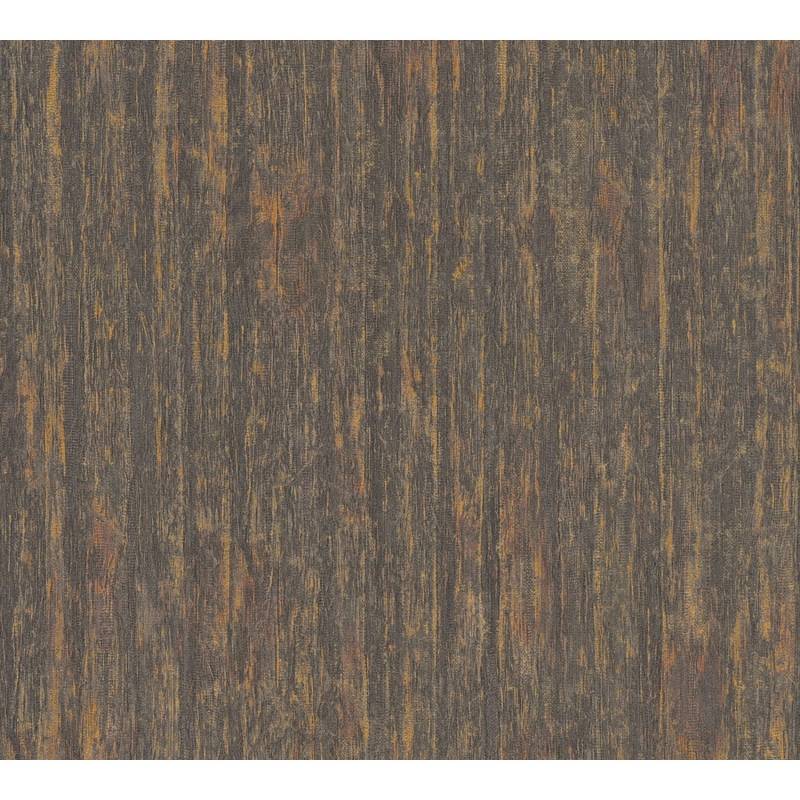 A.S. Création Vliestapete in Holz Optik Braun Schwarz 10,05 m x 0,53 m von AS-Creation