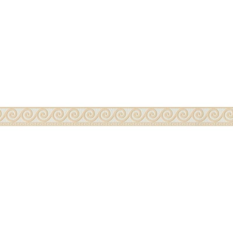A.S. Création selbstklebende Bordüre Wellen Beige-Weiß von AS-Creation
