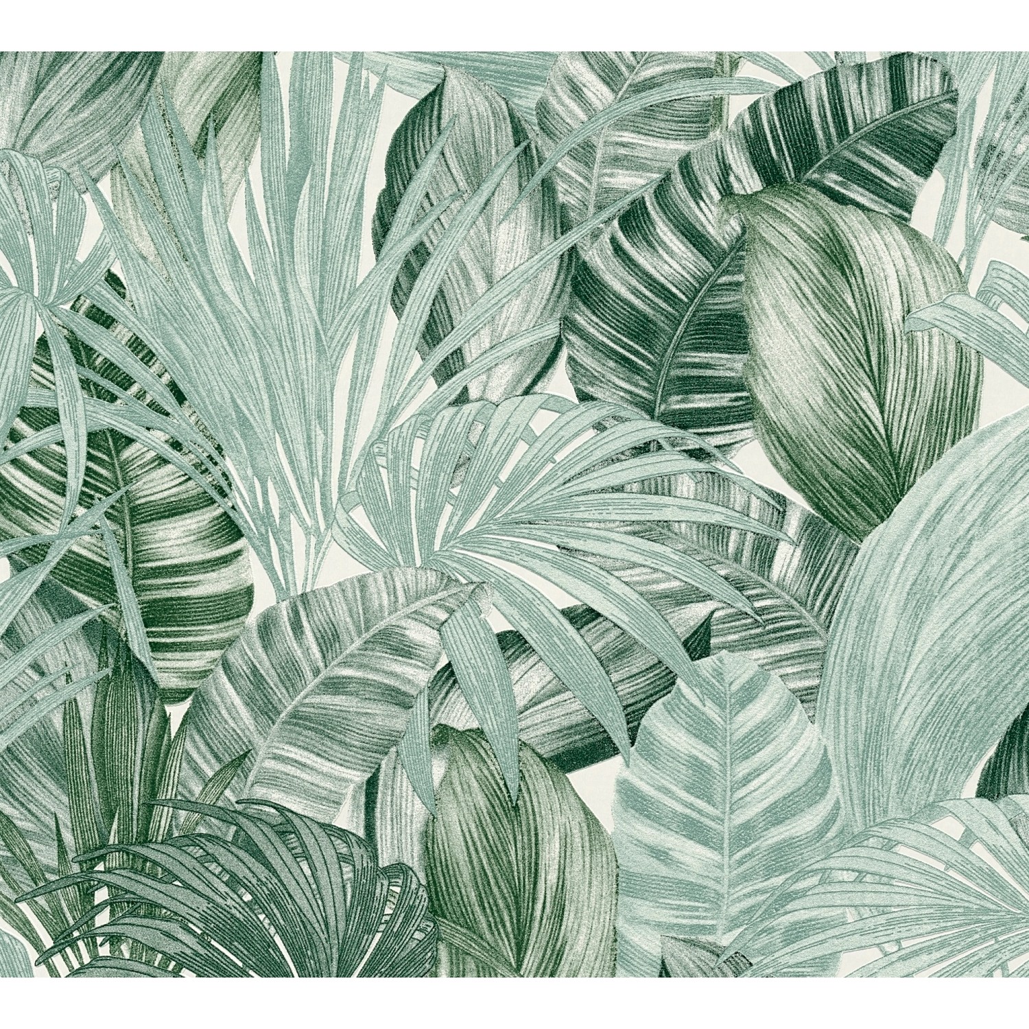 AS Creation Tapete Pop Up Panel Selbstklebend Floral 250 x 52 cm Grün-Weiß FSC® von AS-Creation