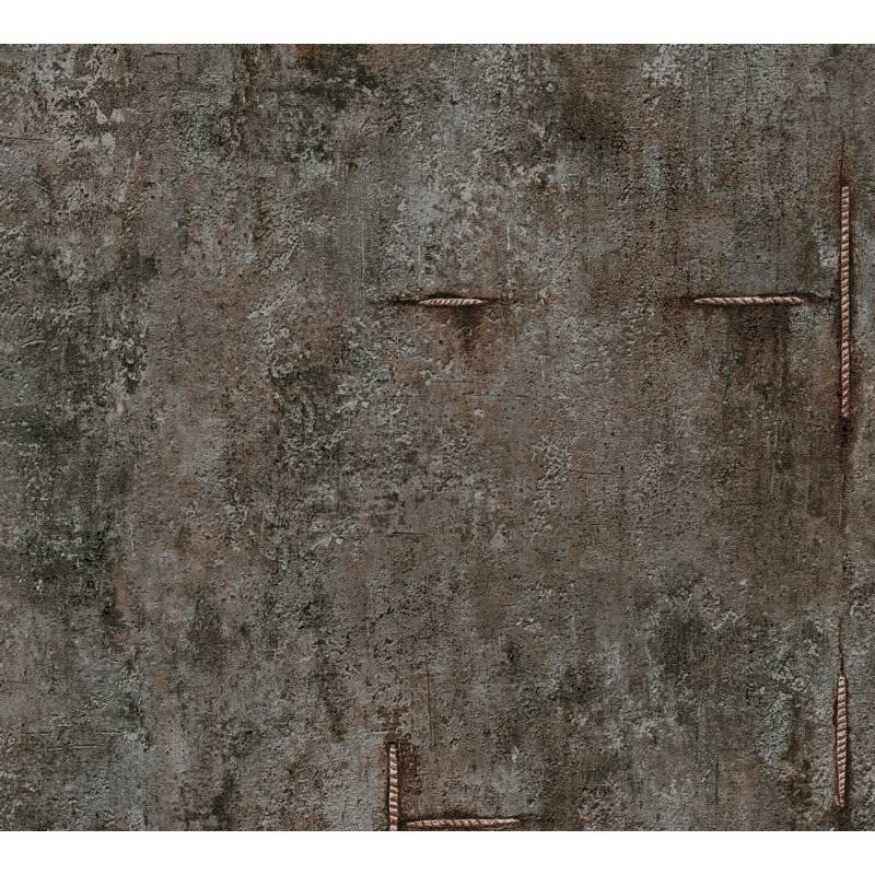 AS Creation Vliestapete Beton 10,05 x 0,53 m Dunkelgrau FSC® von AS-Creation