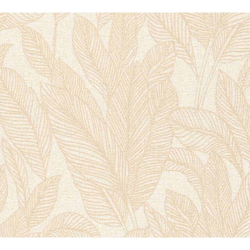 AS Creation Vliestapete Floral 10,05 x 0,53 m Beige-Weiß FSC® von AS-Creation