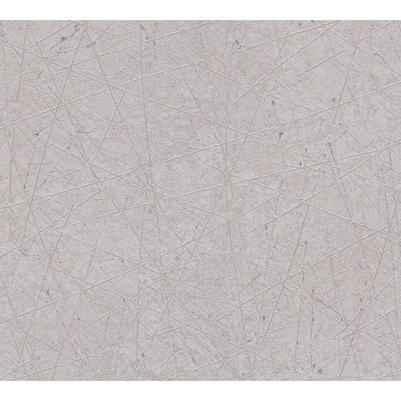 AS-Creation Vliestapete Struktur Metallic Strukturiert Grau Silber von AS-Creation