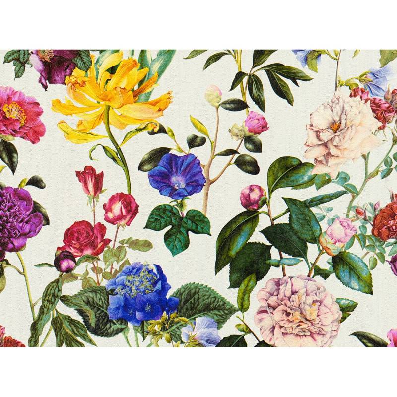 Jette Joop Vliestapete Blumen Creme-Grün FSC® von AS-Creation
