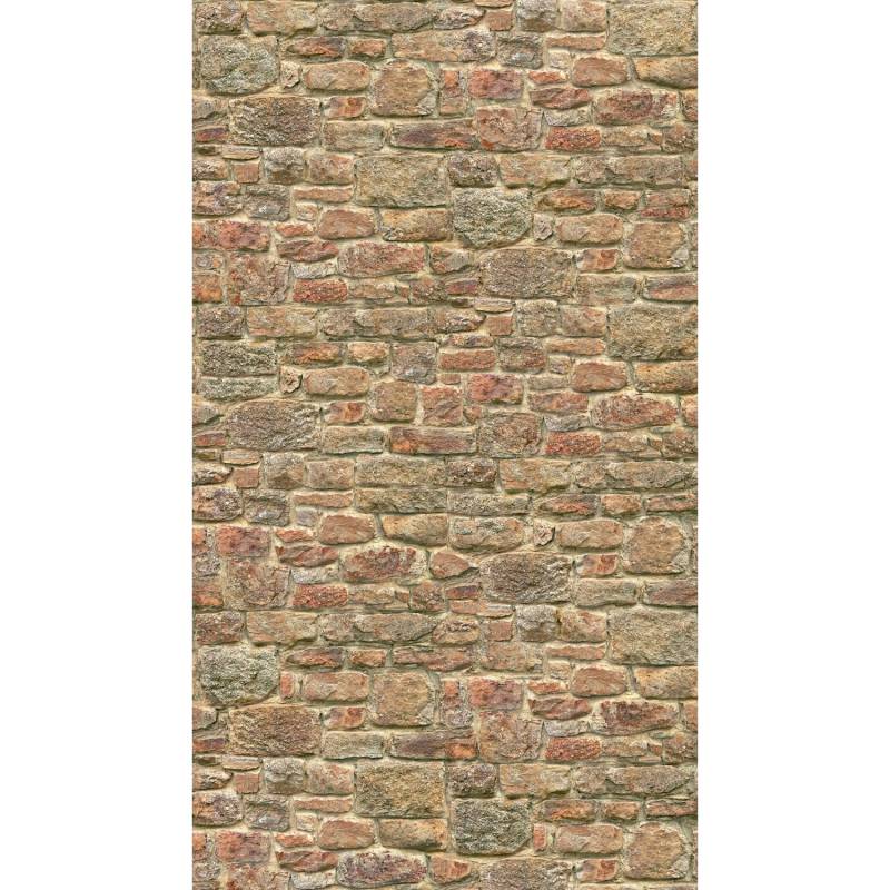 Livingwalls Fototapete Stein-Optik Orange Rot und Braun 159 x 280 cm AS-393181 von AS-Creation