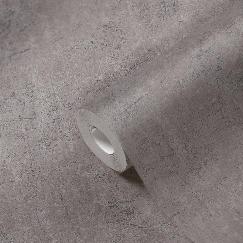 Livingwalls Tapete Beton-Optik Grau 53 cm x 10,05 m AS-384842 von AS-Creation