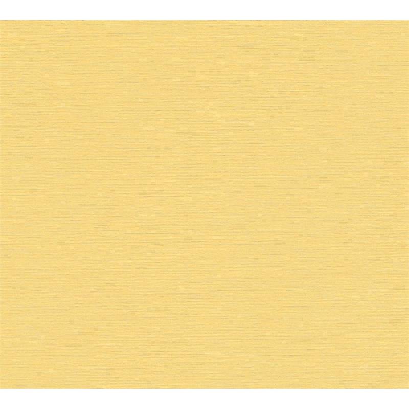 Livingwalls Tapete Uni Gelb 53 cm x 10,05 m AS-389036 von AS-Creation