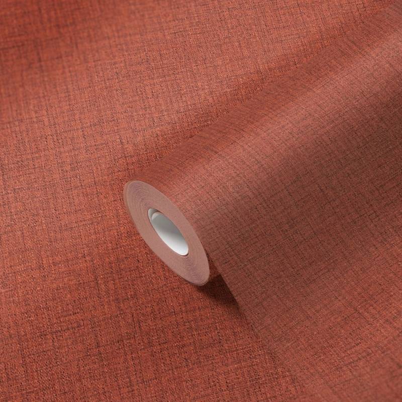Livingwalls Tapete Uni Rot 53 cm x 10,05 m AS-385291 von AS-Creation