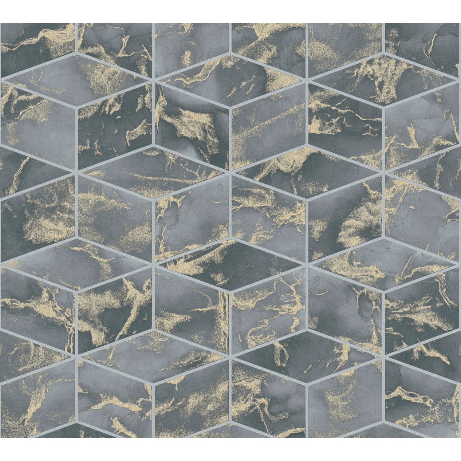 Metropolitan Stories II Vliestapete Grafik Marmor Fliesen grau-gold FSC® Metropolitan Stories II Vliestapete Grafik Marmor Fliesen grau-gold FSC® von AS-Creation