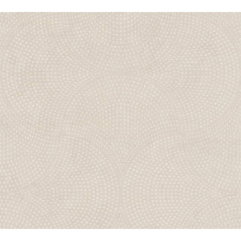 Vliestapete Art Deco Geometrisch Leicht Glanz Leicht Strukt. Beige Creme FSC® von AS-Creation