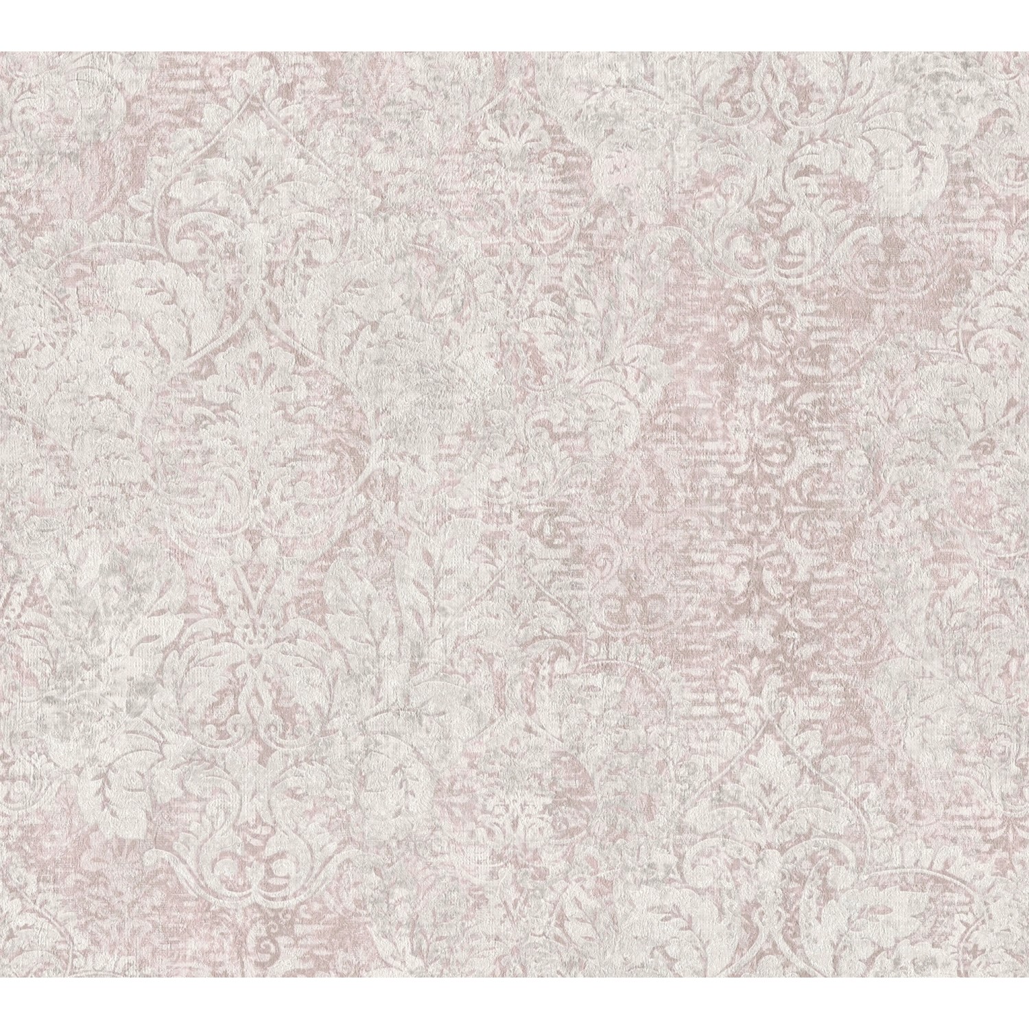 Vliestapete Barock Vintage Rosa Weiß FSC® von AS-Creation