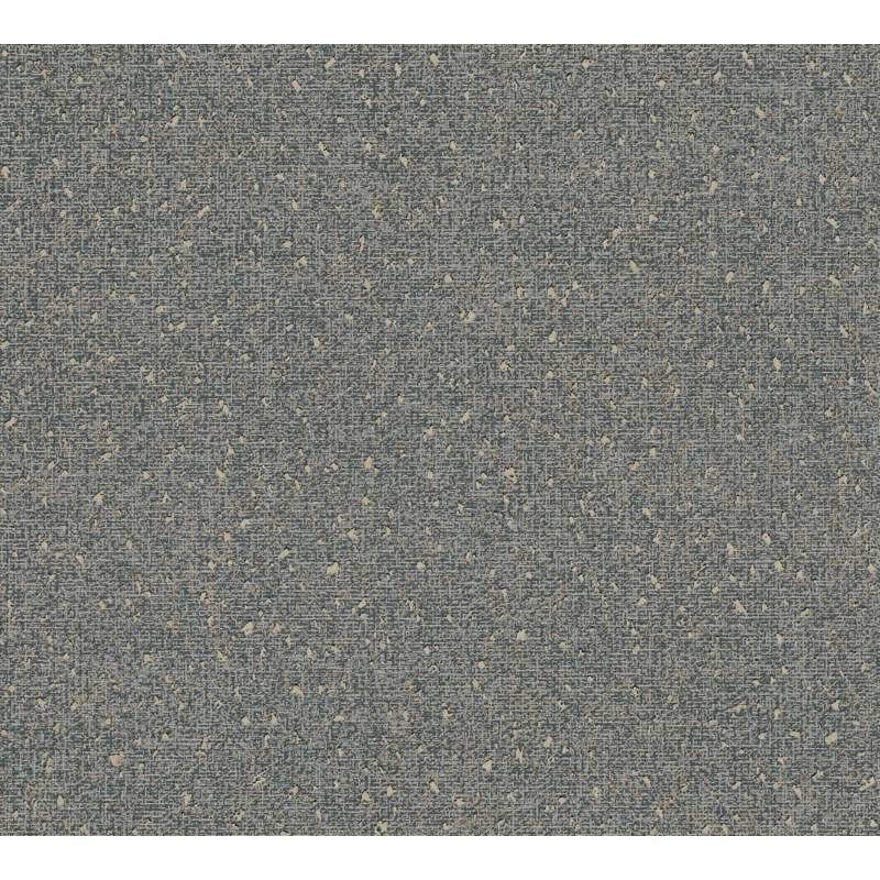 Vliestapete Design Leicht Glänzend Leicht Strukturiert Dunkelgrau Gold FSC® von AS-Creation