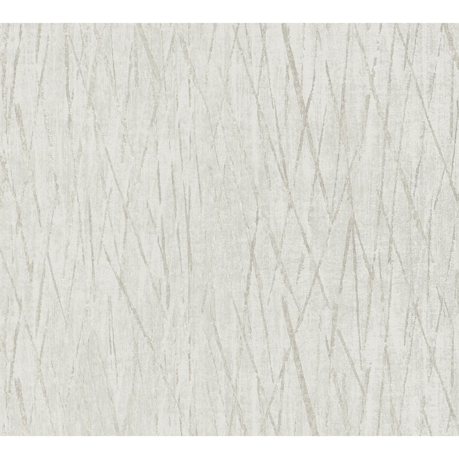 Vliestapete Muster Glänzend Strukturiert Metallic Grau Weiß FSC® von AS-Creation