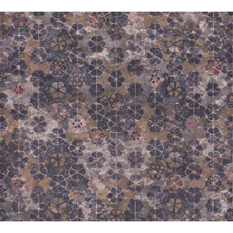Vliestapete New Walls Ornamente Matt Leicht Strukturiert Violett Braun FSC® von AS-Creation