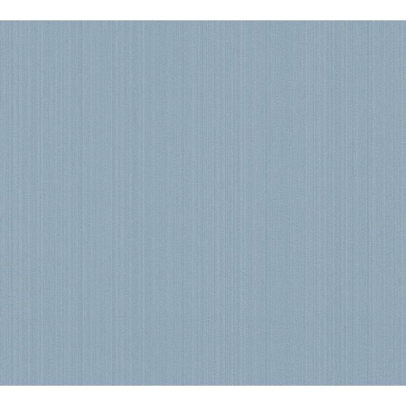 Vliestapete Uni Blau FSC® von AS-Creation