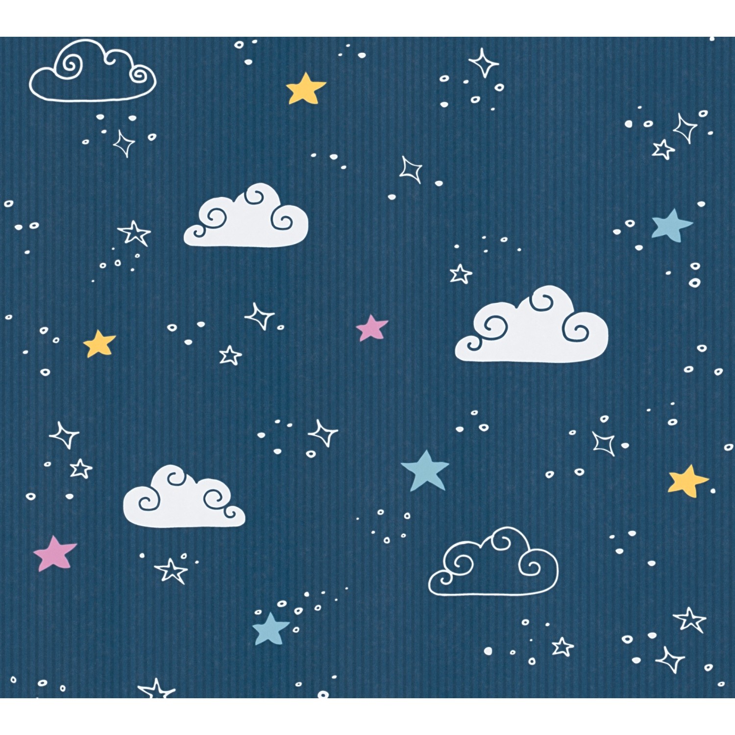 Vliestapete Wolken Kinderzimmertapete Blau Weiß FSC® von AS-Creation