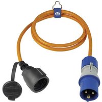 AS Schwabe 62435 Strom Adapterkabel 16A Orange 1.5m H07BQ-F 3G 2,5mm² von AS Schwabe