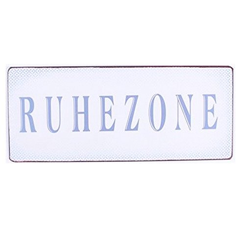 AS4HOME Blechschild - Ruhezone - Bedrucktes Blech Wandschild im Nostalgie Look von AS4HOME