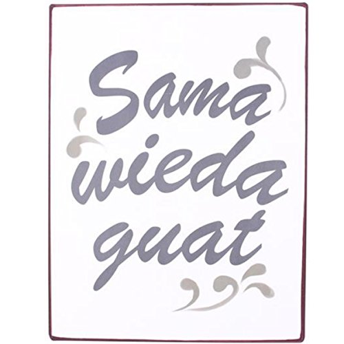 AS4HOME Blechschild Vintage SAMA WIEDA GUAT Wandschschild Metall von AS4HOME