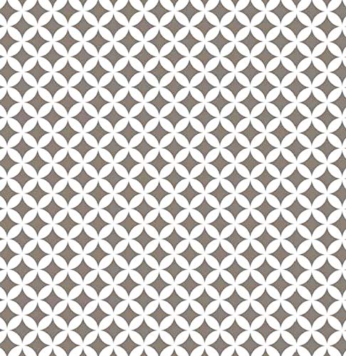 Klebefolie - Möbelfolie Elliott grau Dekorfolie 45 cm x 200 cm Selbstklebende Folie mit modernen Rauten Dekor - Selbstklebefolie von AS4HOME