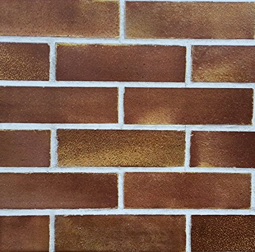 Klebefolie - Möbelfolie Klinker - Mauer - 45 cm x 200 cm Dekorfolie Selbstklebefolie von AS4HOME