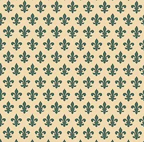 Klebefolie - Möbelfolie Lilie - French Lily - grün - 67 cm x 200 cm Dekorfolie Selbstklebende Folie mit Dekor - Selbstklebefolie von AS4HOME