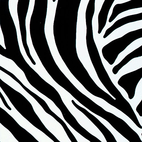 Klebefolie Möbelfolie Zebra Muster schwarz weiß 45 cm x 200 cm Selbstklebefolie Dekorfolie von AS4HOME