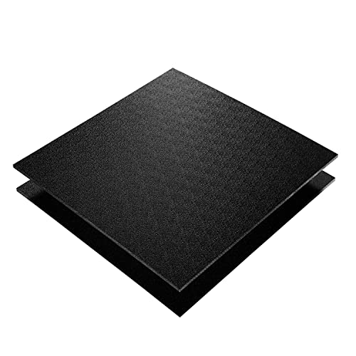 ASA/ABS Platte Kunststoff Platten | GENARBT | SCHWARZ | 1000x490mm | in Stärken 2mm | 4mm | TOP Qualität |(4mm, 100 x 49 cm) von ASA