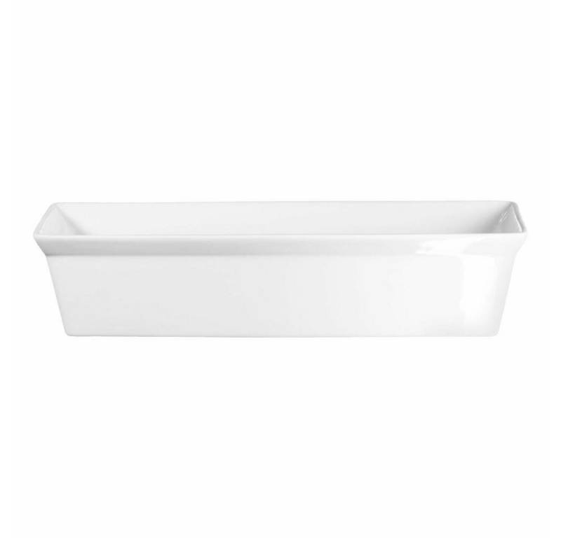 ASA SELECTION Auflaufform 250°c plus Rechteckig Porzellan Weiß 1.2L 52041017, Porzellan von ASA SELECTION