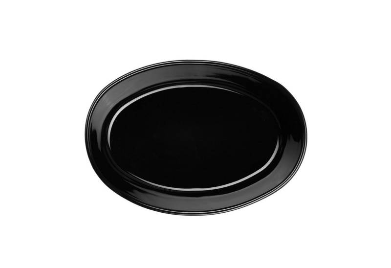 ASA SELECTION Auflaufform Kitchenárt Auflaufform oval black, Steinzeug von ASA SELECTION