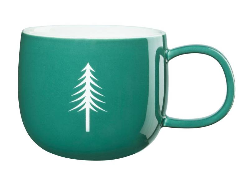 ASA SELECTION Becher Joy Henkelbecher fir tree 10cm, New Bone China von ASA SELECTION