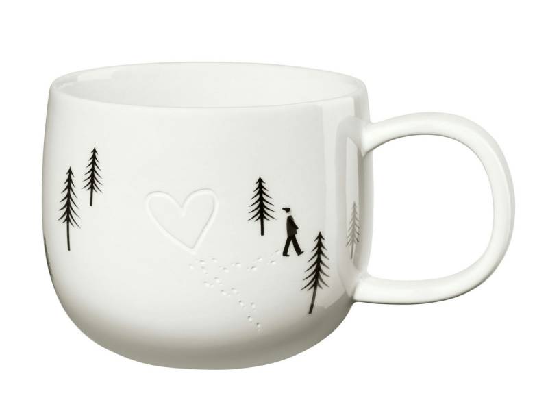 ASA SELECTION Becher Joy Henkelbecher heart in the snow 10cm, new bone china ASA SELECTION Becher Joy Henkelbecher heart in the snow 10cm, new bone china von ASA SELECTION