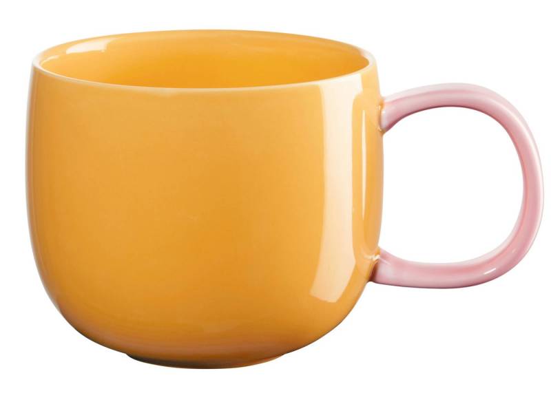 ASA SELECTION Becher Joy Henkelbecher passion fruit 0,4l, Porzellan, Geschirr von ASA SELECTION